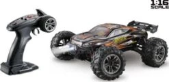 Absima 1:16 EP Truggy RACER Schwarz/orange 4WD RTR