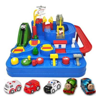 Debuy Schiebekonsole Spielzeug Autoabenteuer Breakout Tracker - Blau Kinderspielzeug Für Frühes Lernen - Blau 1 Debuy Schiebekonsole Spielzeug Autoabenteuer Breakout Tracker - Blau Kinderspielzeug Für Frühes Lernen - Blau