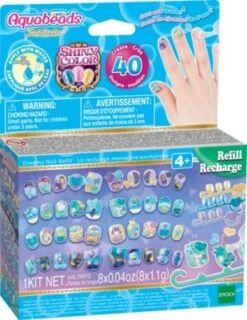 Aquabeads Fingernägel Nachfüllset Blau-Grün