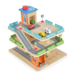 MONI Kinderspielzeug Holz-Parkhaus Drei Etagen 25-tlg. 4 Autos 3 Etagen Parkgaragen 10 MONI Kinderspielzeug Holz-Parkhaus Drei Etagen 25-tlg. 4 Autos 3 Etagen Parkgaragen -Spielzeug Geschaft 28391857 05