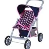 KNORR Toys Puppenbuggy Liba - "Pink Hearts"