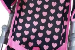 KNORR Toys Puppenbuggy Liba - "Pink Hearts" -Spielzeug Geschaft 28421421 04