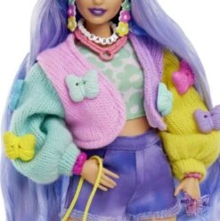 Barbie Extra Doll 20 - Lavender Hair/Butterfly Clips -Spielzeug Geschaft 28480753 04