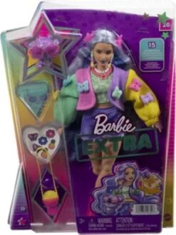 Barbie Extra Doll 20 - Lavender Hair/Butterfly Clips -Spielzeug Geschaft 28480753 06