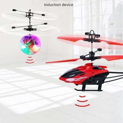 Debuy Ferngesteuertes Spielzeugflugzeug Für Kinder Lichtempfindlicher Hubschrauber Mit Schwebender Geste 2 Debuy Ferngesteuertes Spielzeugflugzeug Für Kinder Lichtempfindlicher Hubschrauber Mit Schwebender Geste - Image 2