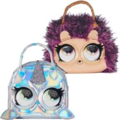 2er-Set Micro Purse Pets Mini-Tasche: Igel + Narwal