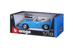 Bburago Modellauto Porsche 356B Cabrio 1961 (blau, Maßstab 1:18) 9 Bburago Modellauto Porsche 356B Cabrio 1961 (blau, Maßstab 1:18) -Spielzeug Geschaft 28777548 05