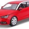 Bburago Modellauto Audi A1 (rot, Maßstab 1:24)