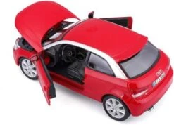 Bburago Modellauto Audi A1 (rot, Maßstab 1:24) -Spielzeug Geschaft 28777584 04