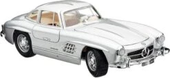 Bburago Modellauto Mercedes-Benz 300SL 1954 (silber, Maßstab 1:24)