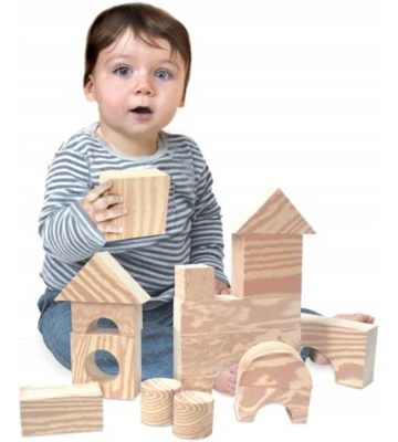 Edushape Holzähnliche Weiche Blöcke - 30 Stück 1 Edushape Holzähnliche Weiche Blöcke - 30 Stück