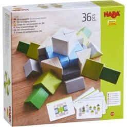 HABA 305461 3D-Legespiel Würfelmosaik Nordic -Spielzeug Geschaft 28974502 03