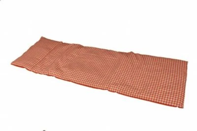 Van Dijk Toys Poppenbed Bekleding - Oranje Geruit 1 Van Dijk Toys Poppenbed Bekleding - Oranje Geruit