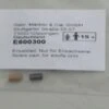 Märklin H0 600300 Kohle Bürste Für Scheibenkolektor