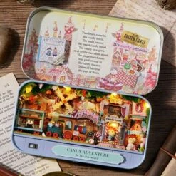 Syntek Handgefertigtes Kinderspielzeug Zum Selbermachen Handgefertigte Hütte Für Kinder 3D Stereoskopisches Puzzlemodell -Spielzeug Geschaft 29058962 04