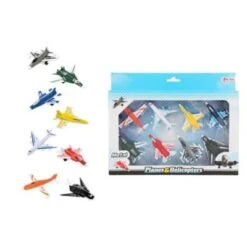 Toi Toys Toi-Toys Flugzeug - Set Aus 8 Farbigen Flugzeugen