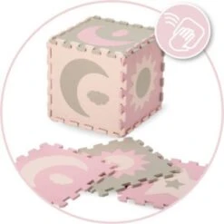MoMi NEBE 3D Foam Puzzlematte, Pink 11 MoMi NEBE 3D Foam Puzzlematte, Pink -Spielzeug Geschaft 29196986 06