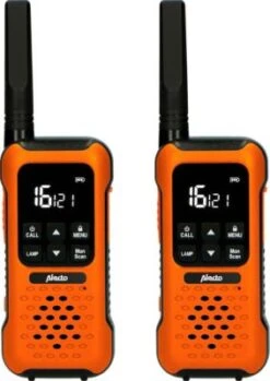 Alecto FR300OE - Walkie-Talkies Reichweite Von Bis Zu 10 Kilometern, Orange