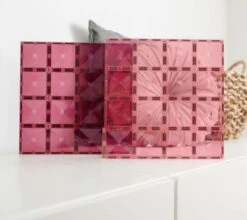 Connetix Tiles Base Plate Pink & Berry Magnetbausteine 6 Connetix Tiles Base Plate Pink & Berry Magnetbausteine -Spielzeug Geschaft 29336831 03