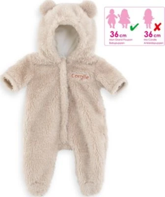 Corolle Mon Grand Poupon 36cm KuschEvi Loveanzug, Teddy 4 Corolle Mon Grand Poupon 36cm KuschEvi Loveanzug, Teddy - Image 4