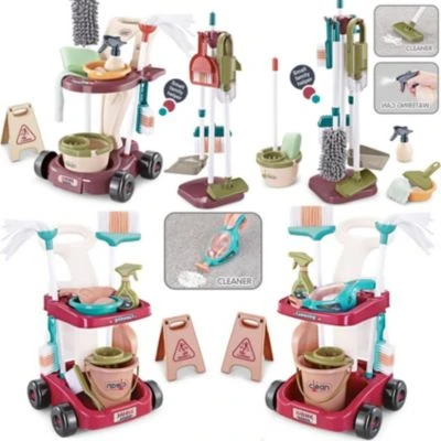 Syntek Kinderspielhaus Spielzeug Kinderspielhaus Reinigungswerkzeugset Spielzeug 2 Syntek Kinderspielhaus Spielzeug Kinderspielhaus Reinigungswerkzeugset Spielzeug - Image 2