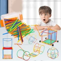 Debuy Spleißspielzeug Für Kinder DIY Strohbausteine 8 Debuy Spleißspielzeug Für Kinder DIY Strohbausteine -Spielzeug Geschaft 29747570 03