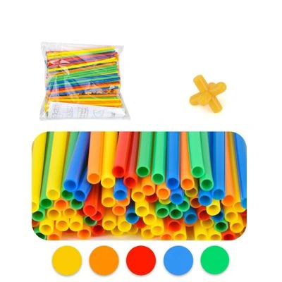 Debuy Spleißspielzeug Für Kinder DIY Strohbausteine 5 Debuy Spleißspielzeug Für Kinder DIY Strohbausteine - Image 5