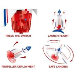 Syntek Outdoor-Spielzeug Für Kinder Fliegende Rakete 7 Syntek Outdoor-Spielzeug Für Kinder Fliegende Rakete -Spielzeug Geschaft 29813553 03