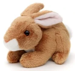 UNI-TOYS® Hase Plushie (braun) - 15 Cm (Länge) - Plüsch-Kaninchen - Plüschtier Kuscheltiere