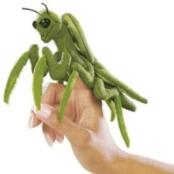 Folkmanis Fingerpuppe Mini Gottesanbeterin / Mini Praying Mantis