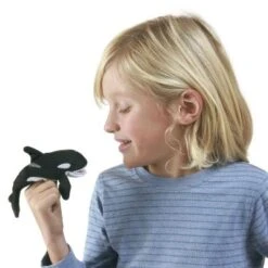 Folkmanis Fingerpuppe Mini Schwertwal / Mini Orca -Spielzeug Geschaft 29881458 03