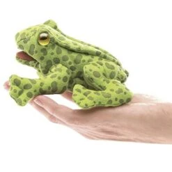 Folkmanis Fingerpuppe Mini Frosch / Mini Frog