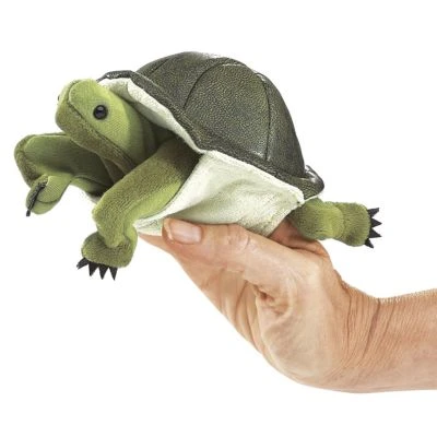 Folkmanis Fingerpuppe Mini Schildkröte / Mini Turtle 1 Folkmanis Fingerpuppe Mini Schildkröte / Mini Turtle