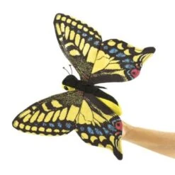 Folkmanis Handpuppe Schwalbenschwanz / Swallowtail Butterfly