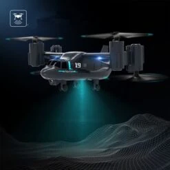 Syntek Kinderflugzeug Vierachsiges Ferngesteuertes Osprey And Luft-Kampfflugzeug Für Kinder -Spielzeug Geschaft 30053902 05