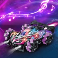 Syntek Drahtloses Ferngesteuertes Rennauto Für Kinder Drahtloses Verformbares Stunt-Rennauto Für Kinder -Spielzeug Geschaft 30128788 04