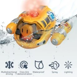 Debuy Spielzeugboot Mit Doppelhelix Und Fernbedienung 2.4G Ferngesteuertes Spray-Motorboot -Spielzeug Geschaft 30218604 06