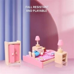Debuy Puppenhaus-Spielzeug-Möbel-Modell-Set Kinderspielhaus Mini-Simulation Kleinmöbel -Spielzeug Geschaft 30339585 03