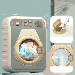 Enbaoxin Kinderwaschmaschine Pretend Drehbare Waschmaschine Haushalts Appliance Wäsche Simulation Spielzeug Set -Spielzeug Geschaft 30348072 04