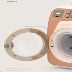 Enbaoxin Kinderwaschmaschine Pretend Drehbare Waschmaschine Haushalts Appliance Wäsche Simulation Spielzeug Set -Spielzeug Geschaft 30348072 05