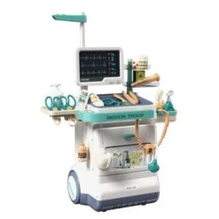 Enbaoxin Kinder Spielzeug EKG Arztwagen Doktor Set Trolley Medizinbox Krankenschwester -Spielzeug Geschaft 30348084 06