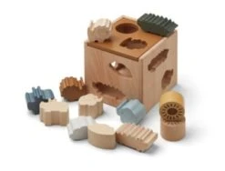 Gary Puzzle Cube Safari/golden Caramel Multi Mix