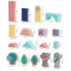 Syntek Holzbaustein-Spielzeug Für Kinder Zum Thema Stadtarchitektur Diy Pädagogisches Puzzle-Set Kinderspielzeug 8 Syntek Holzbaustein-Spielzeug Für Kinder Zum Thema Stadtarchitektur Diy Pädagogisches Puzzle-Set Kinderspielzeug -Spielzeug Geschaft 30418339 03