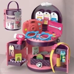 Syntek Play House Kinder Reisetasche Spielset