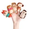 Brightake Gute-Nacht-Geschichte Fingerpuppe Für Kinder Baby-pädagogisches Pädagogisches Spielzeug-Finger-Puppe