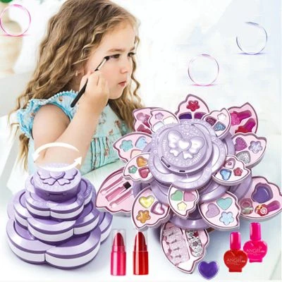 Epik Waschbare Drehbarer Schminkkoffer Für Kinder Kinder Kosmetik Make-up Koffer 2 Epik Waschbare Drehbarer Schminkkoffer Für Kinder Kinder Kosmetik Make-up Koffer - Image 2