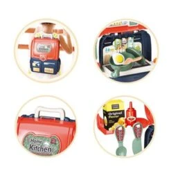 Decome Kinderspielhaus Spielzeugtasche Mädchen-Simulationsset Spielzeugkiste -Spielzeug Geschaft 30520219 03