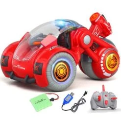 Decome Spray-Stunt-Transformationsauto Elektrisches Ferngesteuertes Spielzeugauto