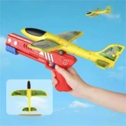 SHAOKE Hand-Wurfsegelflugzeug Für Kinder Im Freien (Farbe Zufällig) Kinderspielzeug Aus Schaumstoff Katapultflugzeug (Farbe Zufällig) Blaster