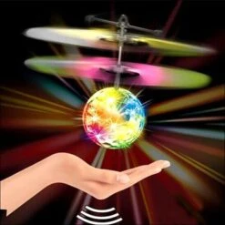 SHAOKE RC Fliegender Ball Mit LED Licht, Helikopter Mit Handsensor Infrarot Mini Hubschrauber Kinder Fliegendes Spielzeug Für Indoor Und Outdoor Spiele Ferngesteuerte Hubschrauber -Spielzeug Geschaft 30596438 03
